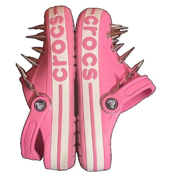 SPIKED BAYABAND CLOG CROCS - Picture 2 of 8